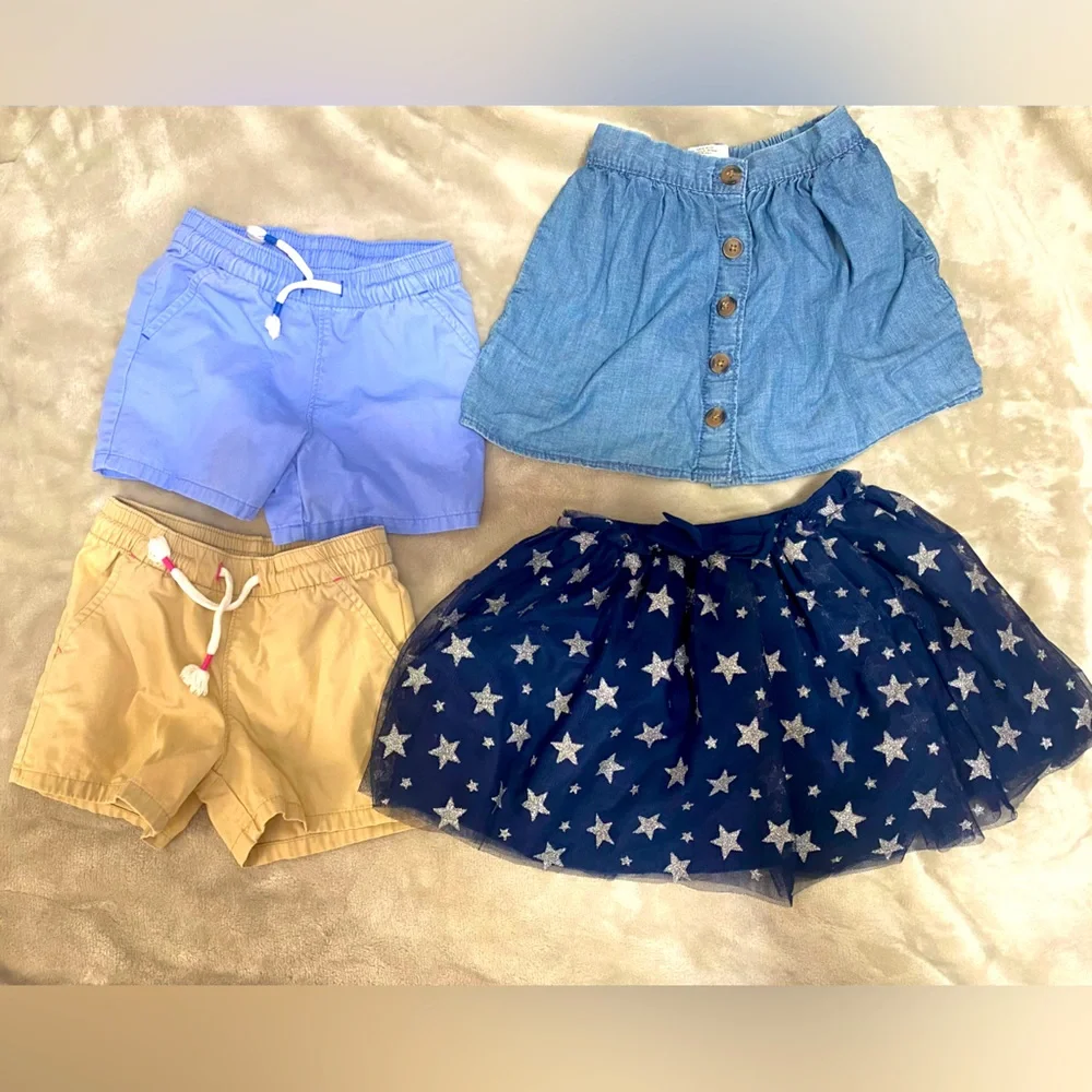 Lot of Toddler Girl’s Skirts and Shorts - Picture 1 of 10